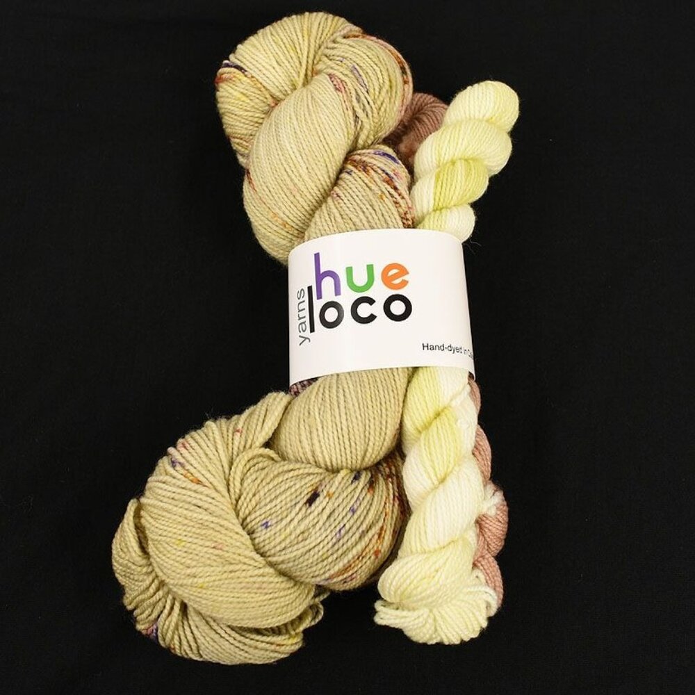 Hue Loco Merino Sock Yarn Set Fingering Weight SW Merino/Nylon Barefoot Colorway